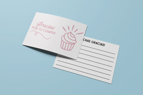 Bakery 1 - Thank-you cards 14x10 - 50 pz