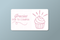 Bakery 1 - Thank-you cards 9x5 - 100 pz