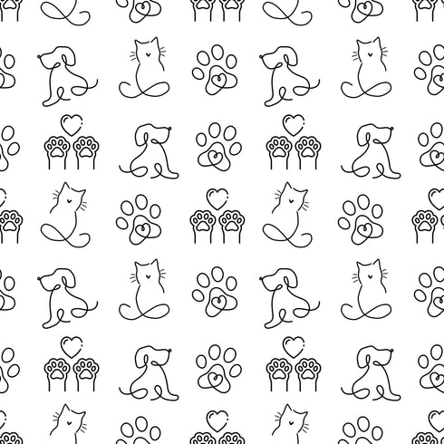Mascotas - Papel china - 100 hojas