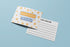 Estrellas 1 - Thank-you cards 14x10 - 50 pz
