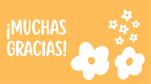 Flores 1 - Thank-you cards 9x5 - 100 pz