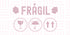 Bakery 1 - Etiqueta "Frágil" 100 pz