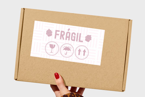 Bakery 1 - Etiqueta "Frágil" 100 pz
