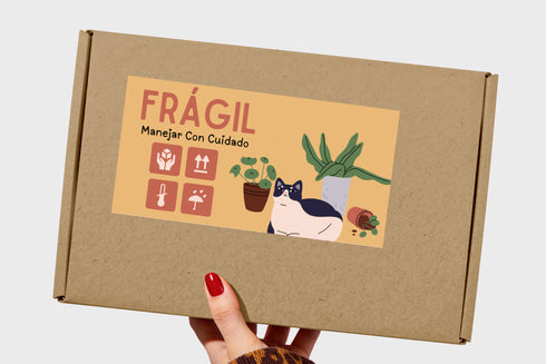 Mascotas 1 - Etiqueta "Frágil" 100 pz