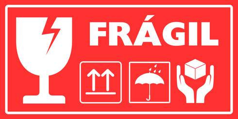 Etiqueta "Frágil" 100 pz
