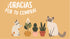Mascotas 1 - Thank-you cards 9x5 - 100 pz
