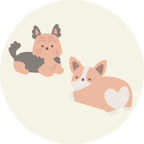 Mascotas 2 - Etiquetas redondas 100 pz