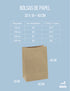 Bolsa kraft - 30 x 18 + 40 cm - Personalizable